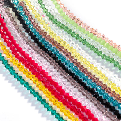Mixed Color Pointed Crystal Beads - Handmade Loose Bead Bracelets Necklaces Jewelry Accessories
