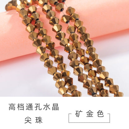 Mixed Color Pointed Crystal Beads - Handmade Loose Bead Bracelets Necklaces Jewelry Accessories