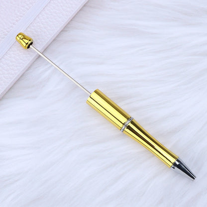 New Beaded Ballpoint Pens Plastic Beadable Pens Wedding Favors Birthday Party Gifts Student Stationery Pens