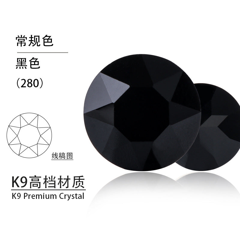 Cross-border K9 gemstone flower crystal glass special-shaped rhinestone headband, phone case crystal accessories, nail art diamond gemstone flower diamond beads