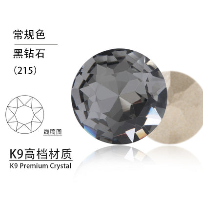 Cross-border K9 gemstone flower crystal glass special-shaped rhinestone headband, phone case crystal accessories, nail art diamond gemstone flower diamond beads