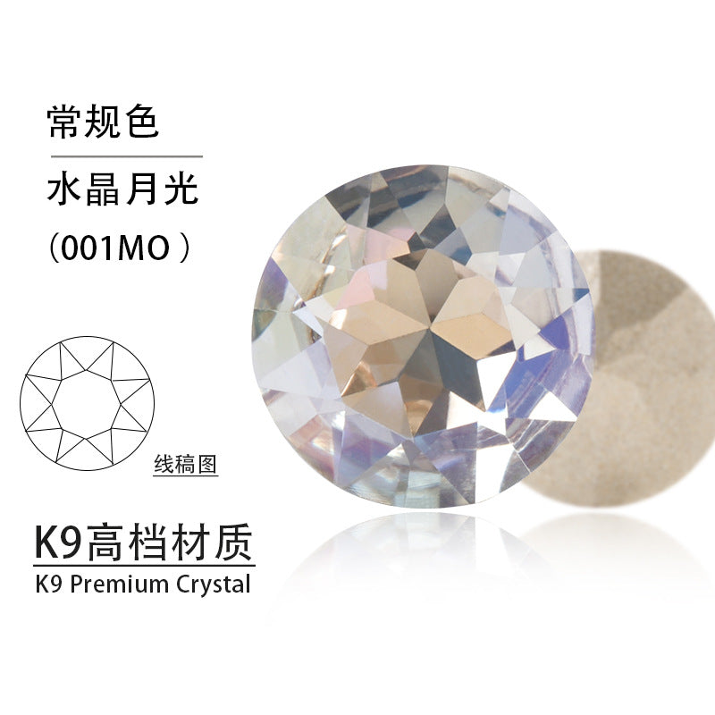Cross-border K9 gemstone flower crystal glass special-shaped rhinestone headband, phone case crystal accessories, nail art diamond gemstone flower diamond beads