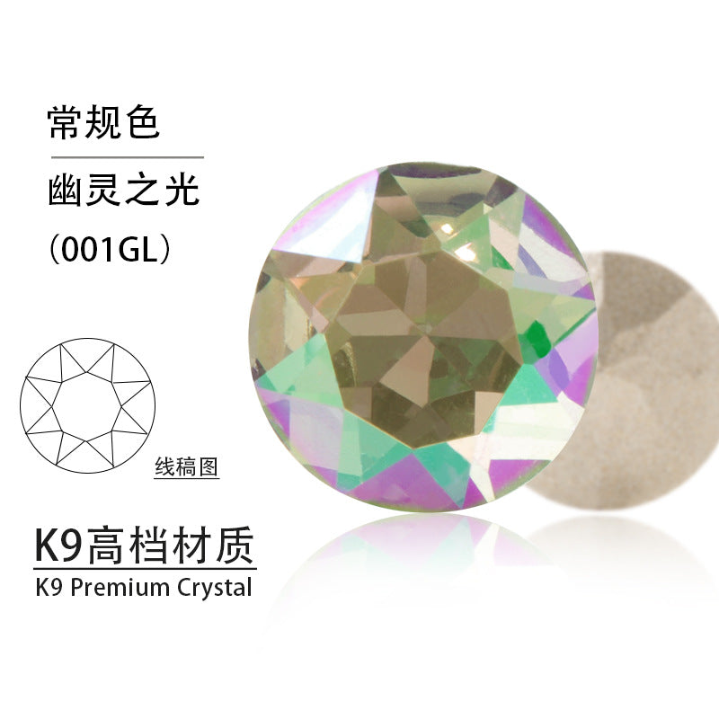 Cross-border K9 gemstone flower crystal glass special-shaped rhinestone headband, phone case crystal accessories, nail art diamond gemstone flower diamond beads