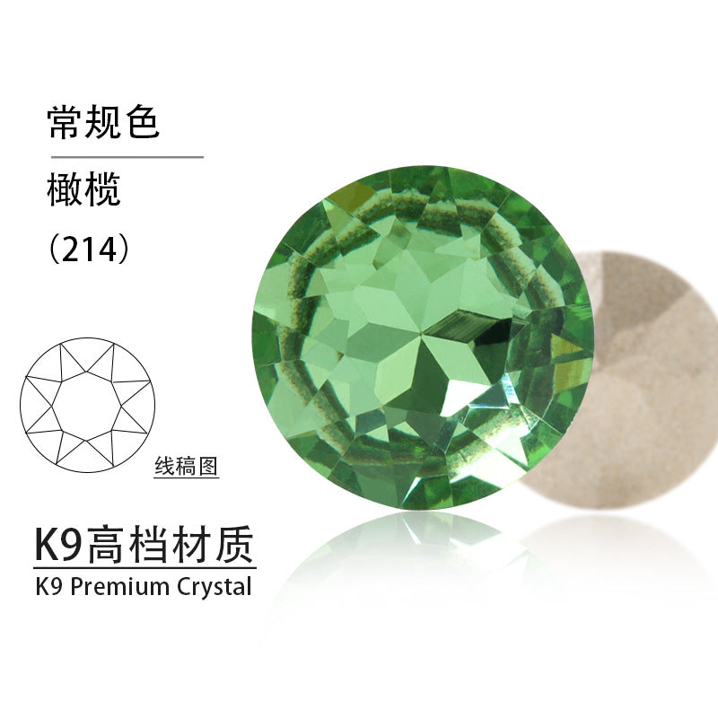 Cross-border K9 gemstone flower crystal glass special-shaped rhinestone headband, phone case crystal accessories, nail art diamond gemstone flower diamond beads