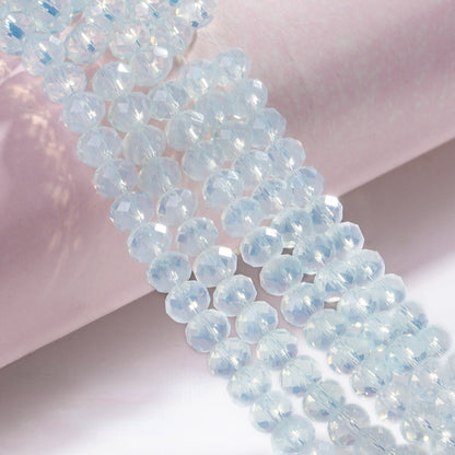 6mm 8mm Flat Bead with Hole in The Middle for Bracelet Necklace Accessories