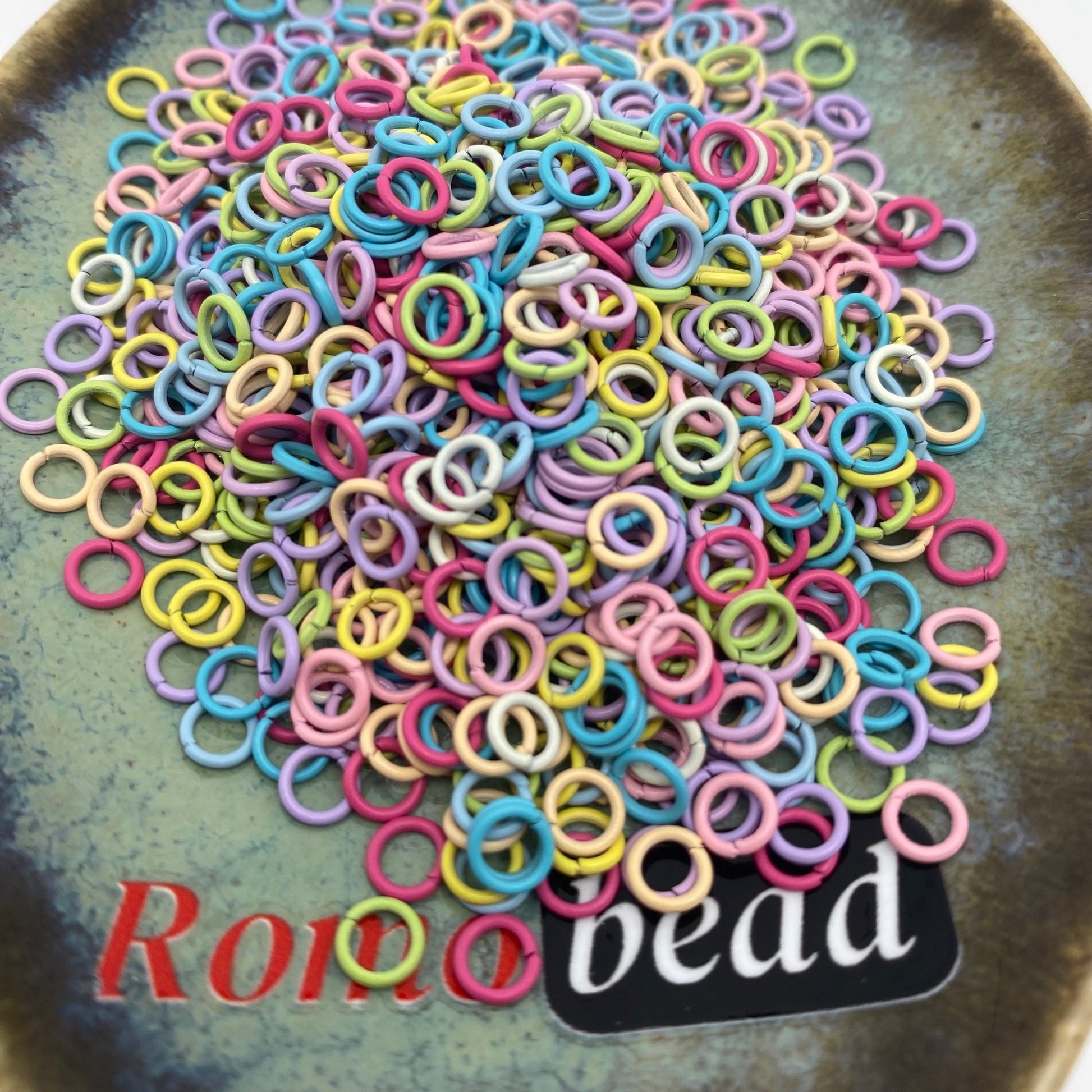 202. Colorful jump ring single - Romo bead