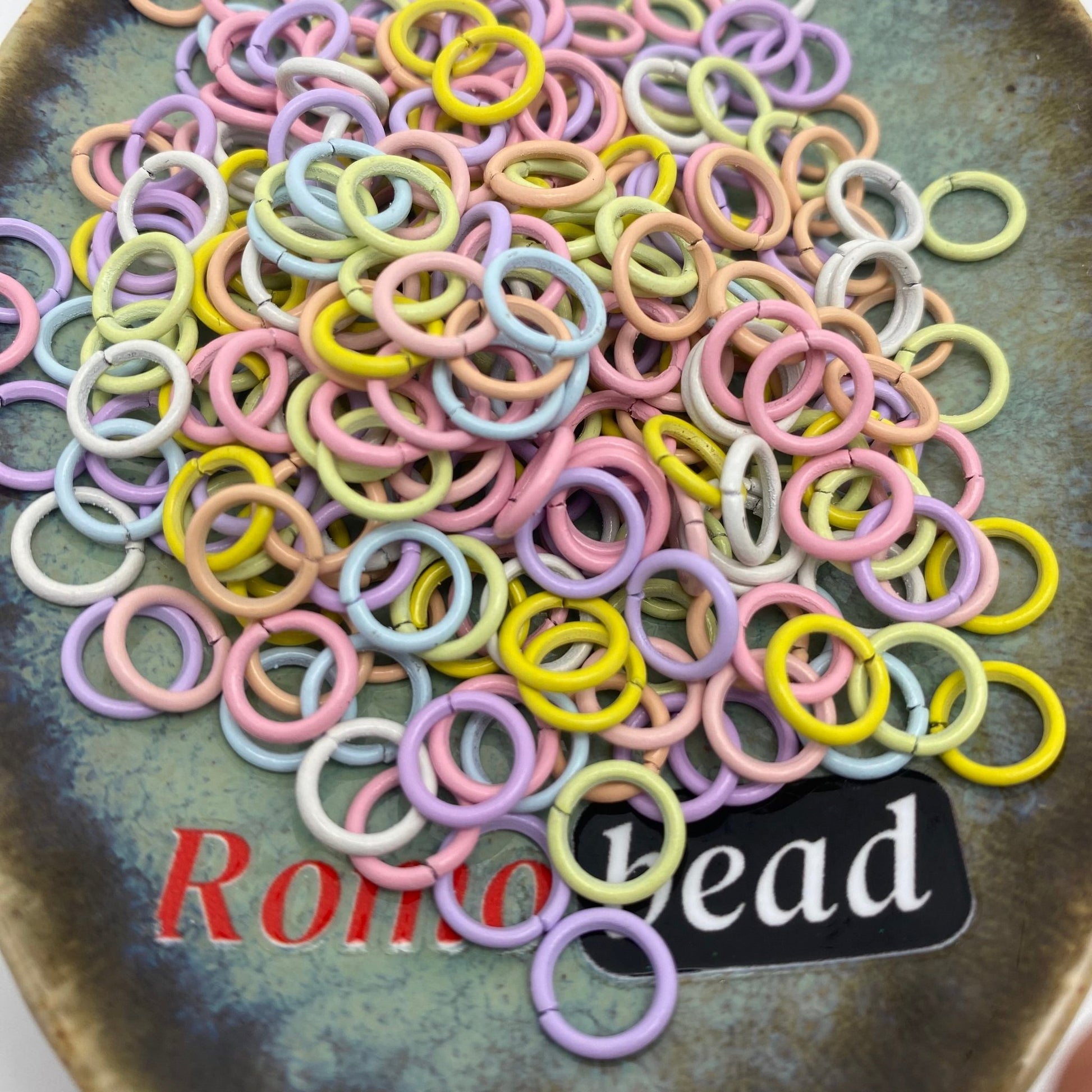 203. Colorful jump ring - Romo bead