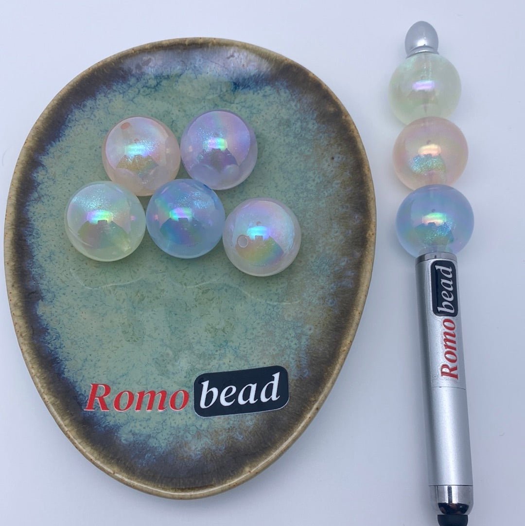 21. Giliter 20 mm round beads - Romo bead