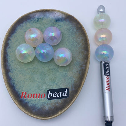 21. Giliter 20 mm round beads - Romo bead