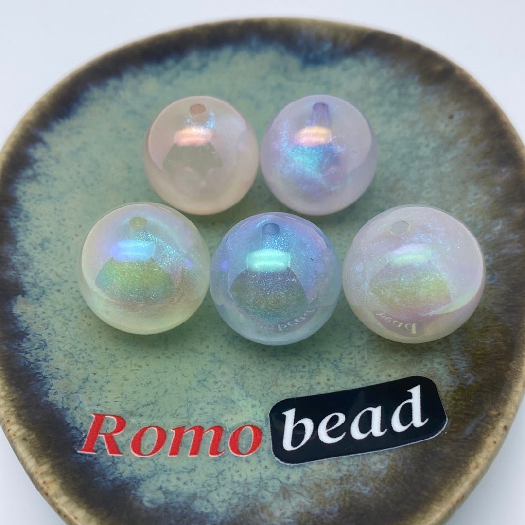 21. Giliter 20 mm round beads - Romo bead