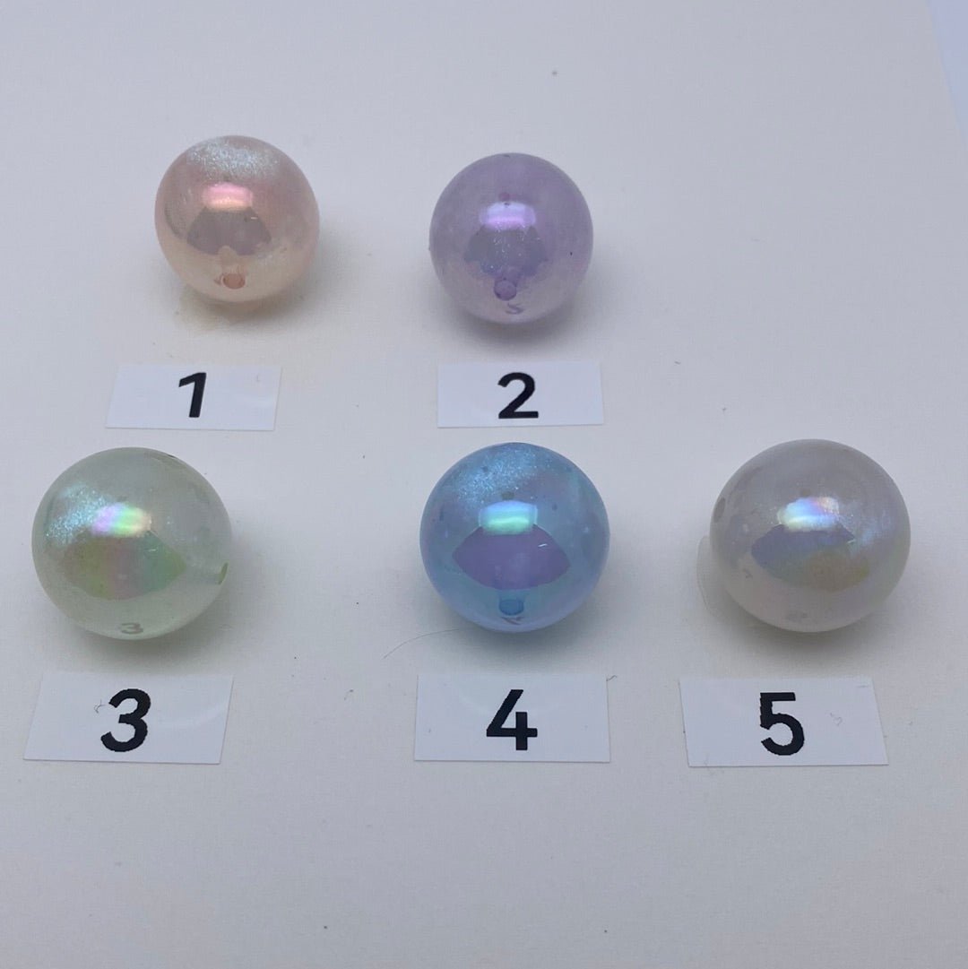 21. Giliter 20 mm round beads - Romo bead