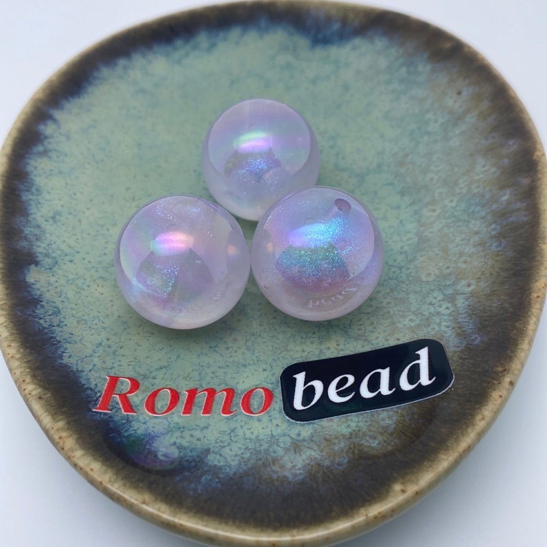 21. Giliter 20 mm round beads - Romo bead