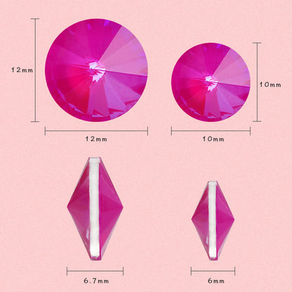 Factory direct sales satellite mocha AB rhinestone DIY jewelry accessories pointed bottom diamond finished jewelry with rhinestone attachment materials
