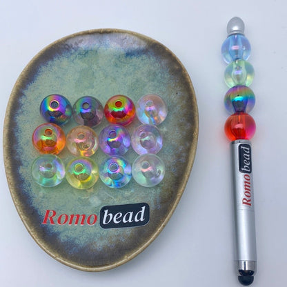 22. Clear UV round 16mm beads - Romo bead