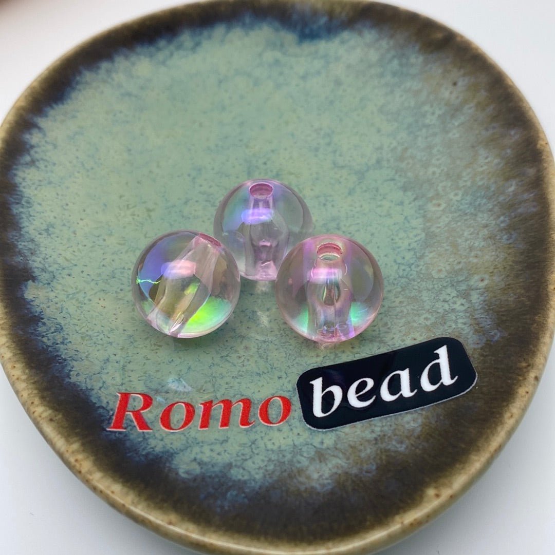 22. Clear UV round 16mm beads - Romo bead