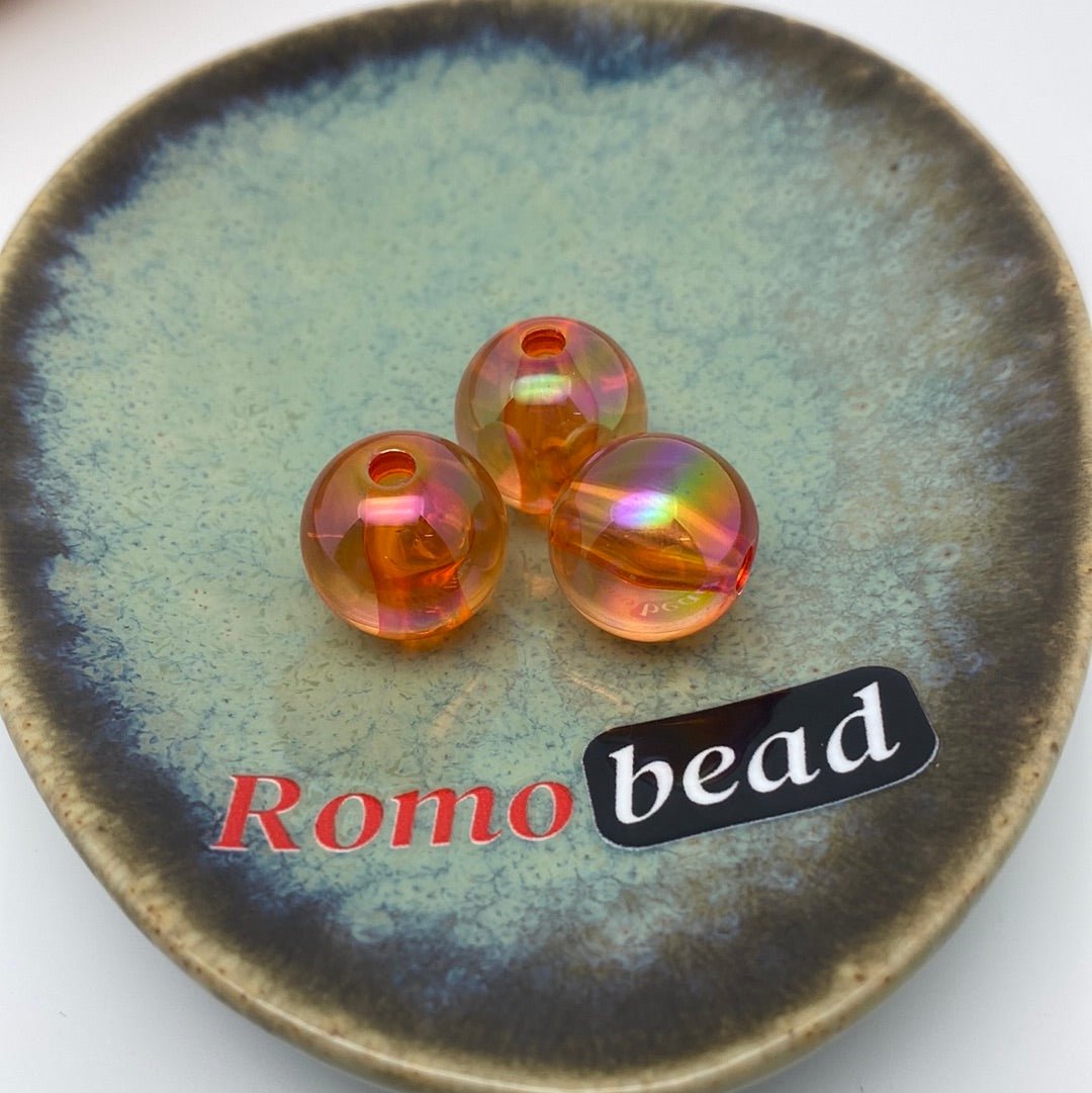 22. Clear UV round 16mm beads - Romo bead