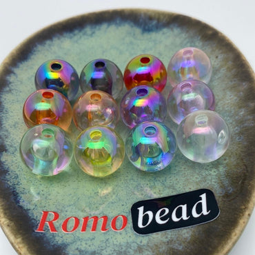 22. Clear UV round 16mm beads - Romo bead