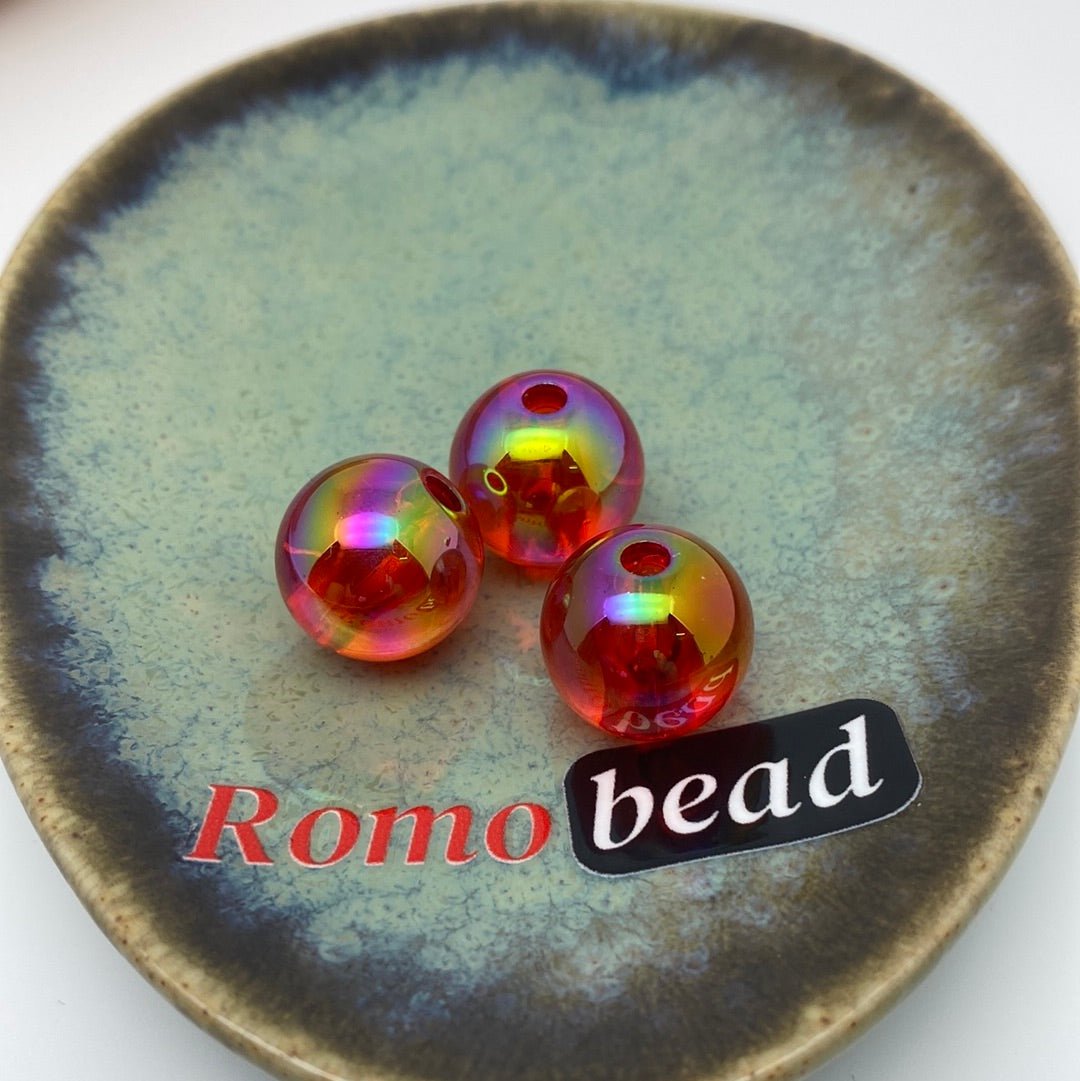 22. Clear UV round 16mm beads - Romo bead