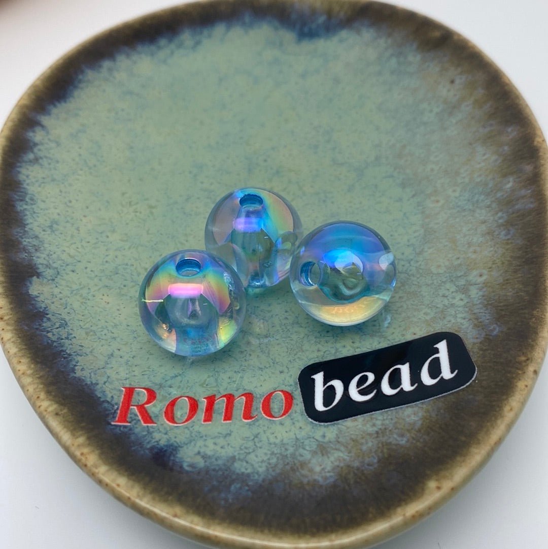 22. Clear UV round 16mm beads - Romo bead