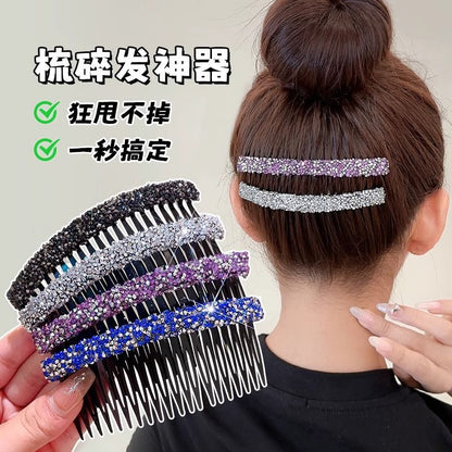 Elegant hair comb 2025 spring/summer new arrival - flyaway hair tamer, bangs hair clip, headwear, non-slip updo comb, hair accessories