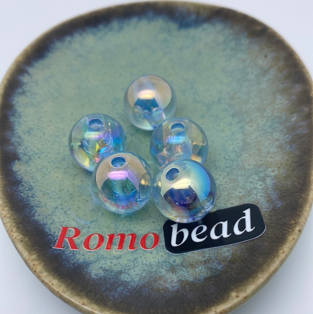 23. Clear UV 16mm round beads - Romo bead