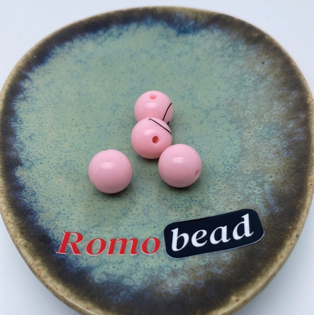 24. emoji round beads - Romo bead