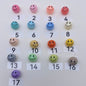 24. emoji round beads - Romo bead