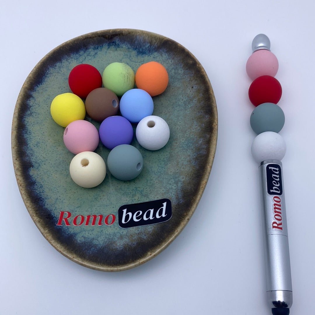 25. 16mm round beads - Romo bead