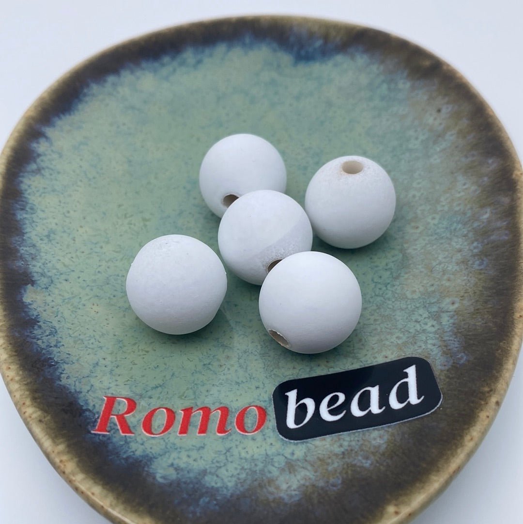 25. 16mm round beads - Romo bead