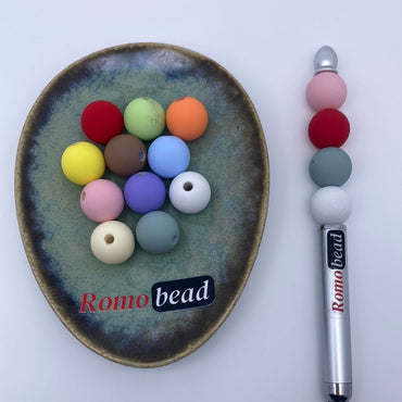 25. 16mm round beads - Romo bead