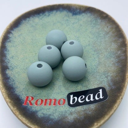 25. 16mm round beads - Romo bead