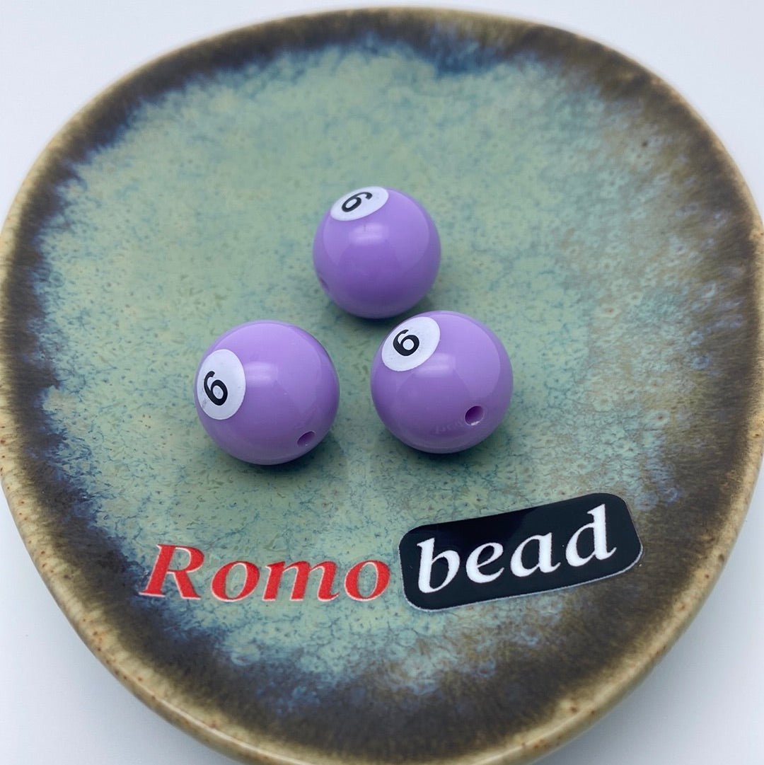 26. billiard round beads - Romo bead