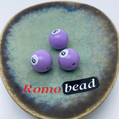 26. billiard round beads - Romo bead