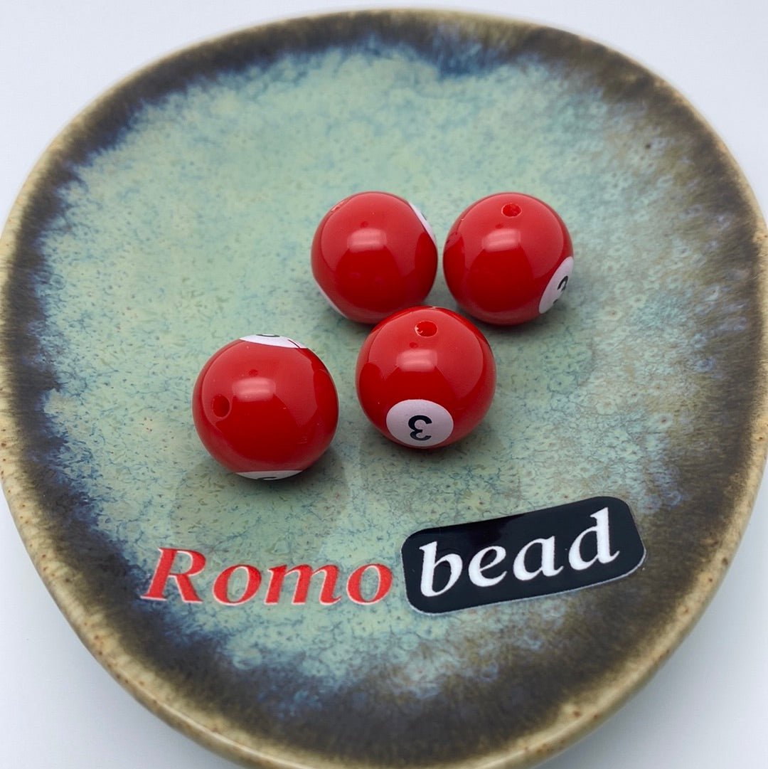 26. billiard round beads - Romo bead