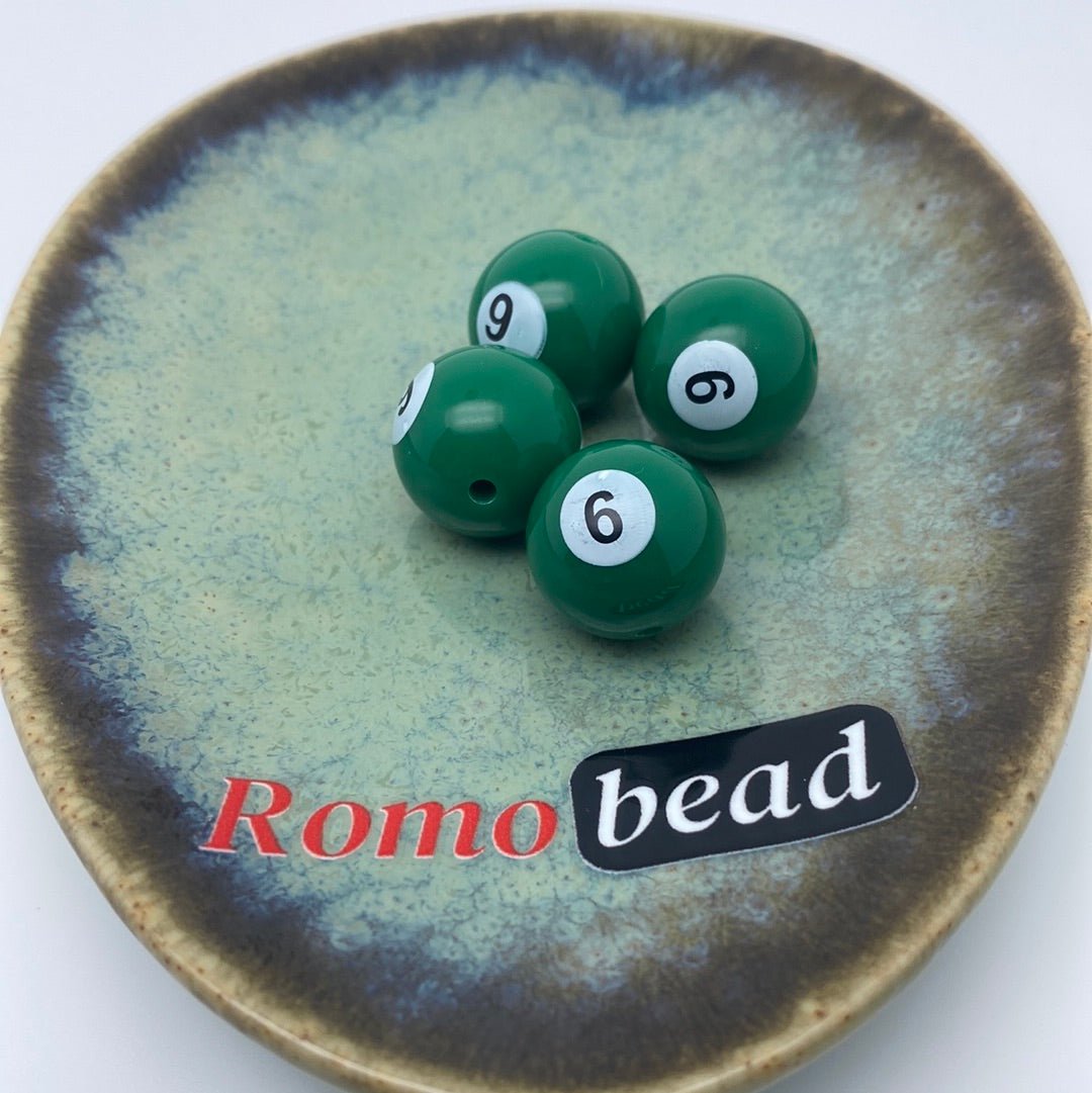 26. billiard round beads - Romo bead