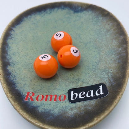 26. billiard round beads - Romo bead