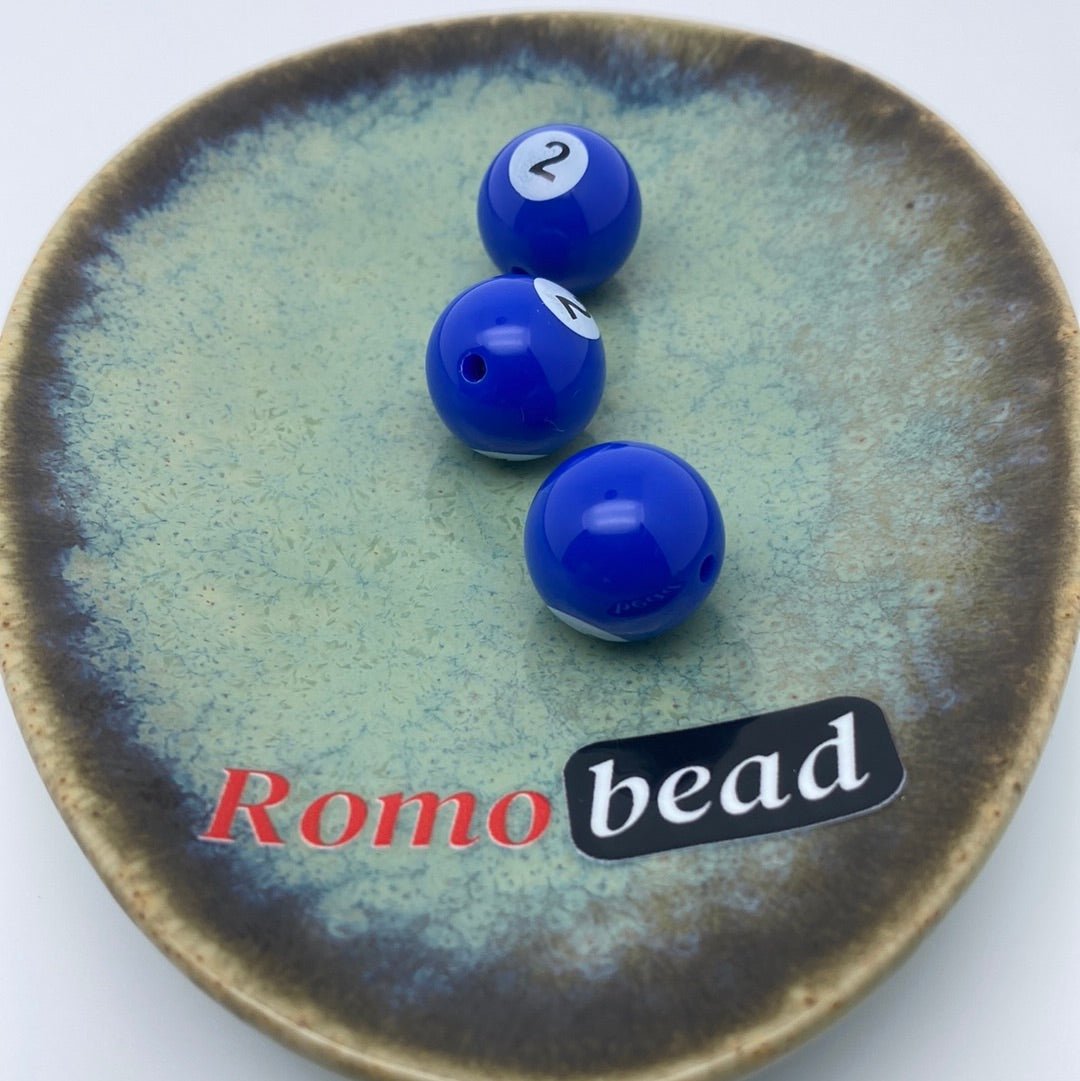 26. billiard round beads - Romo bead