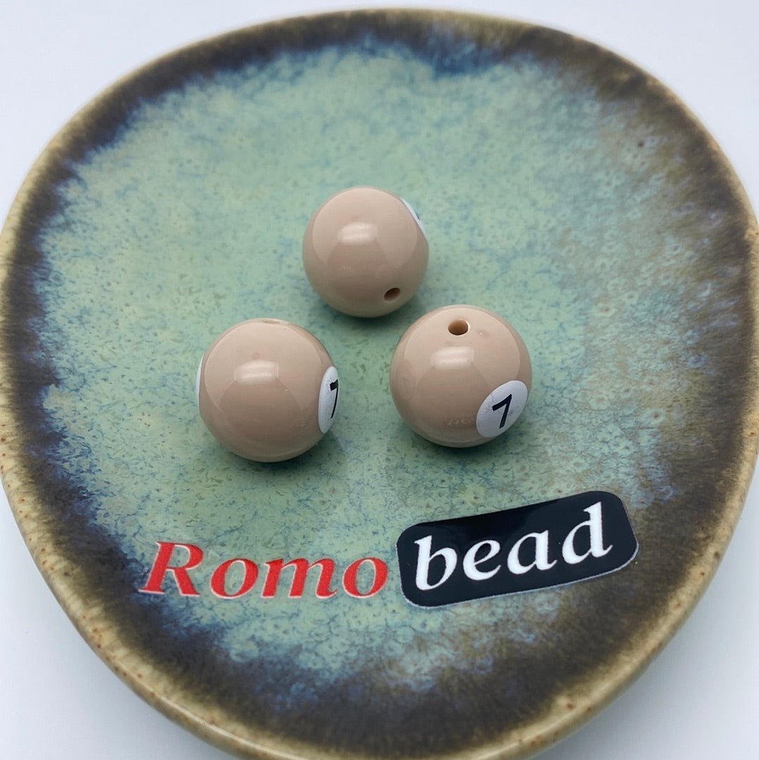 26. billiard round beads - Romo bead