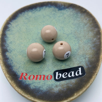 26. billiard round beads - Romo bead