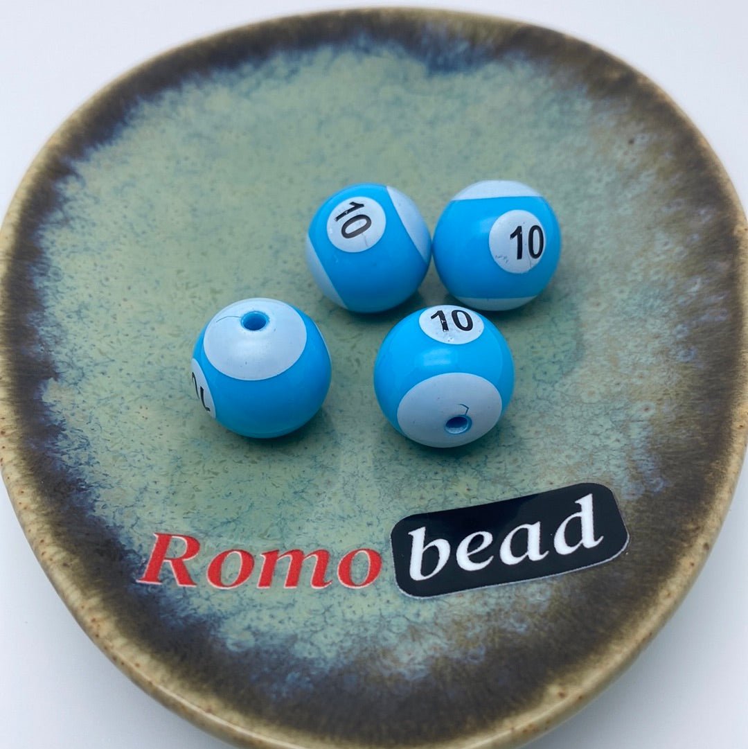 26. billiard round beads - Romo bead