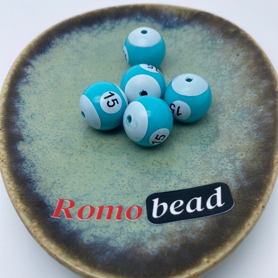 26. billiard round beads - Romo bead