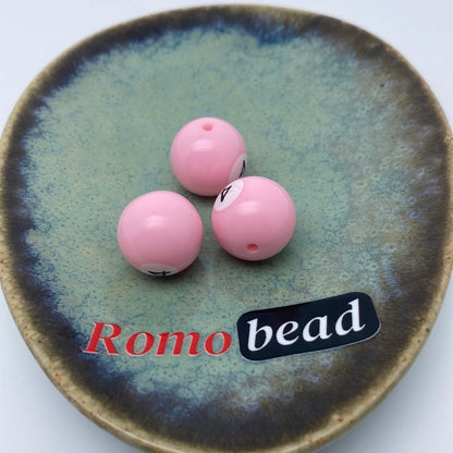 26. billiard round beads - Romo bead