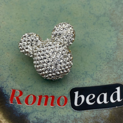 283.fancy Mickey head - Romo bead