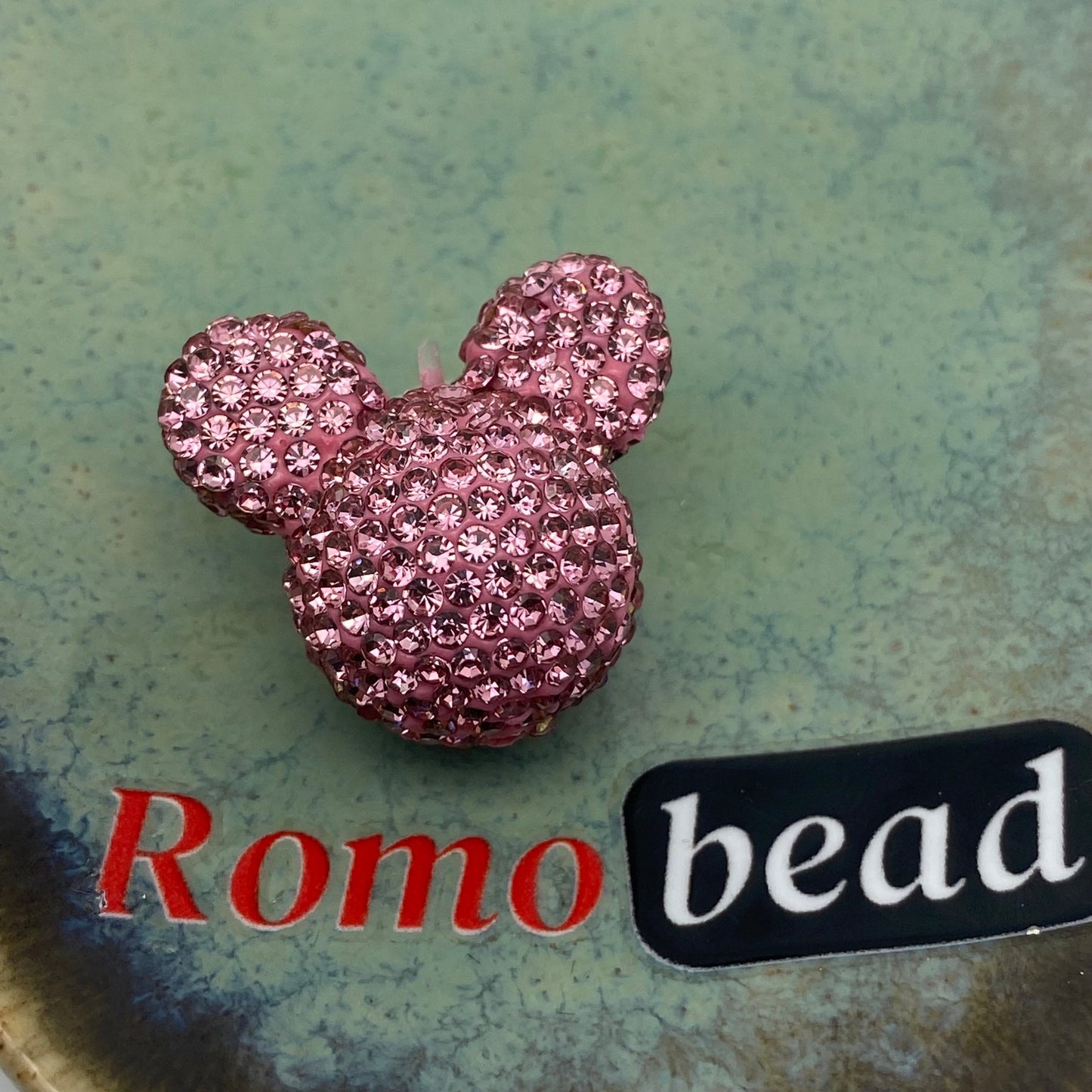 283.fancy Mickey head - Romo bead