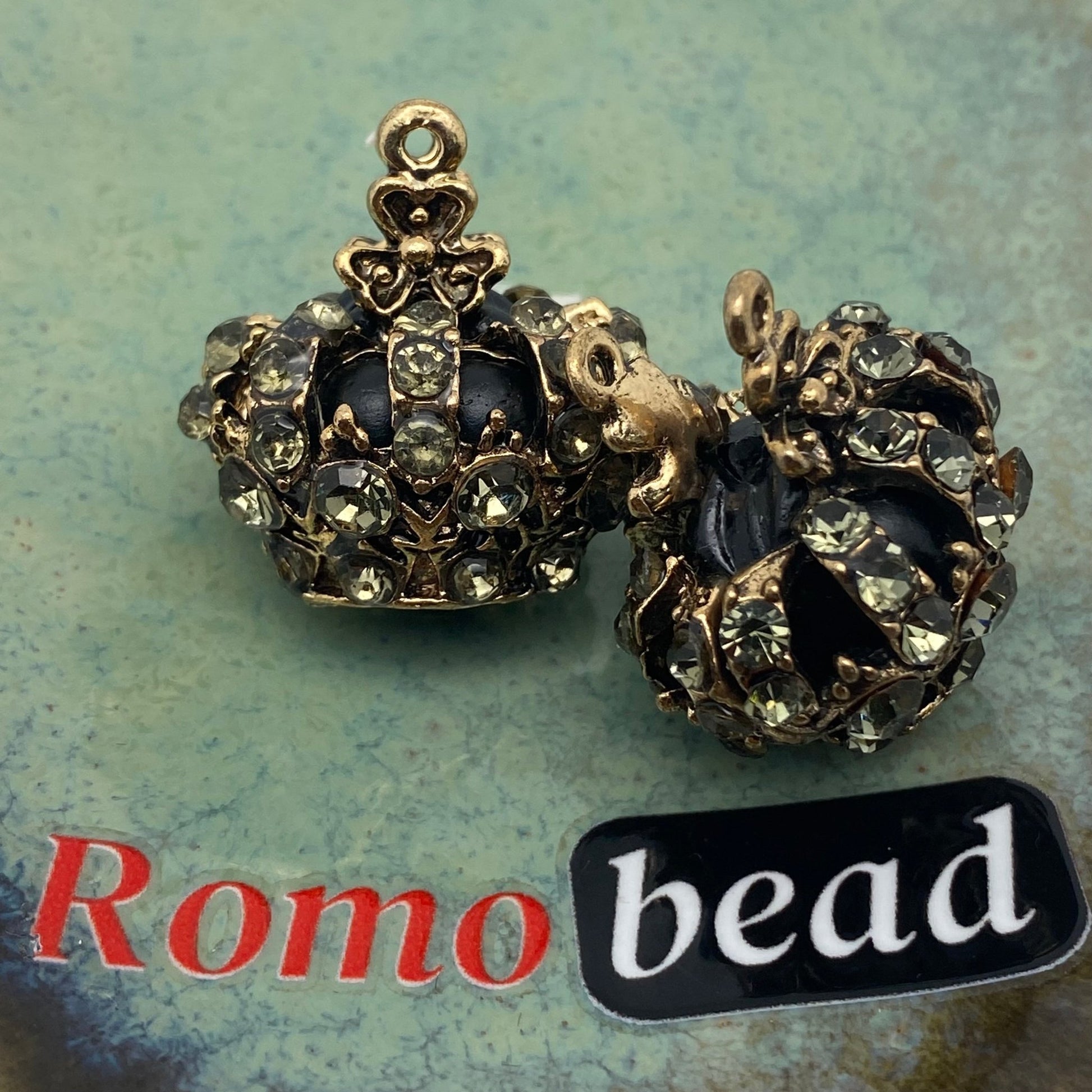 284.supper fancy crown - Romo bead