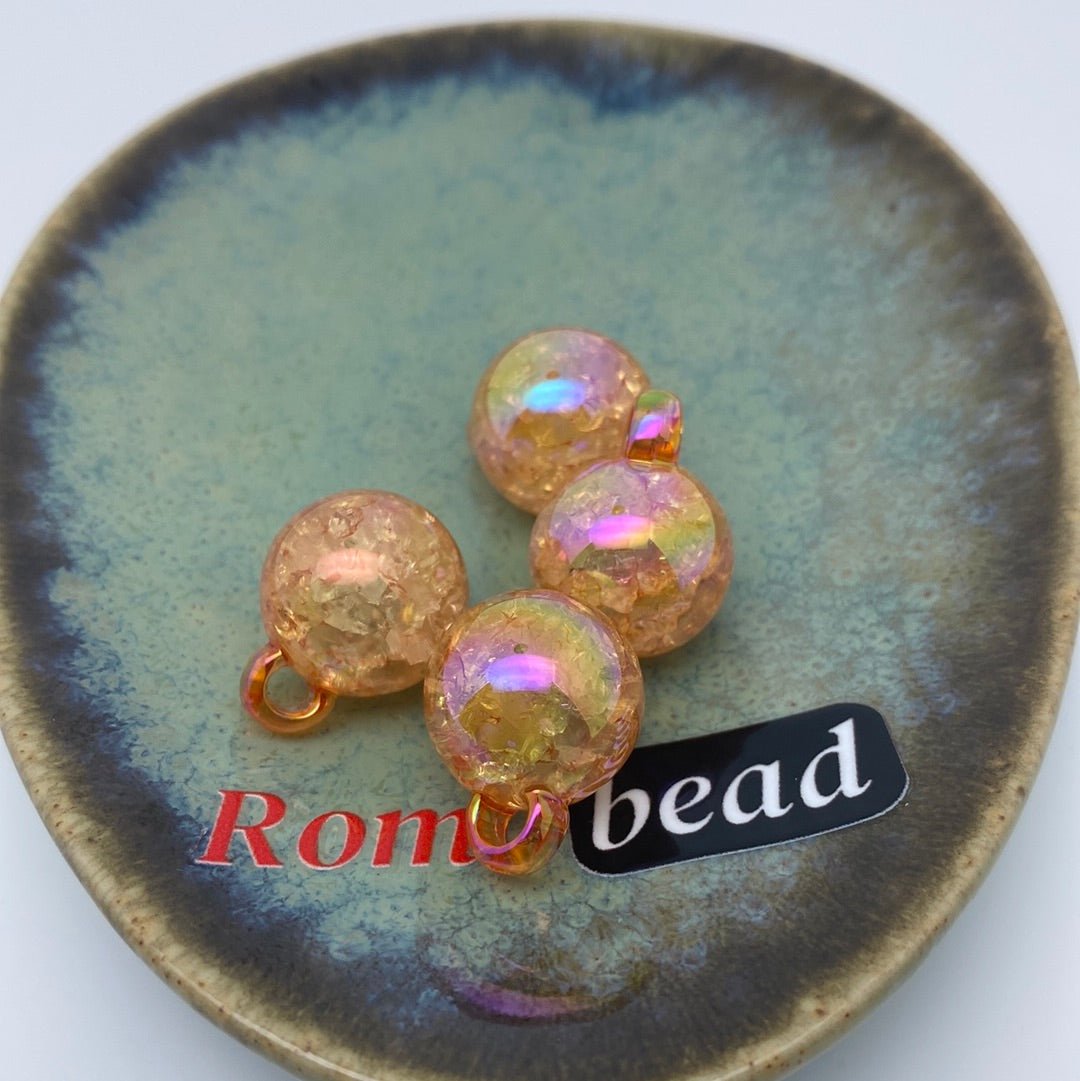 29. Crackle UV pendent 16mm - Romo bead