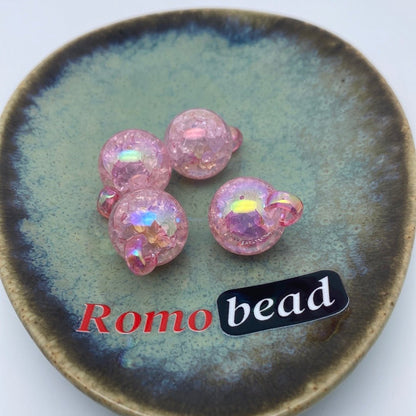 29. Crackle UV pendent 16mm - Romo bead