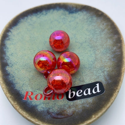 29. Crackle UV pendent 16mm - Romo bead