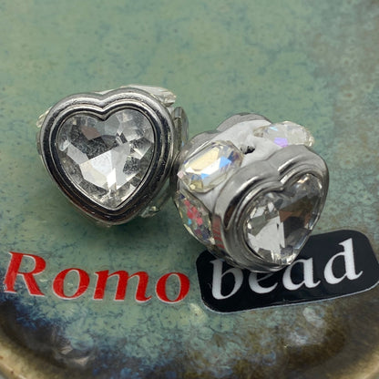 294.supper fancy heart - Romo bead