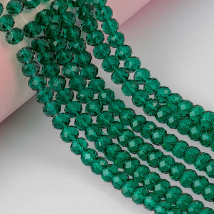 6mm 8mm Flat Bead with Hole in The Middle for Bracelet Necklace Accessories